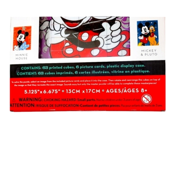 Brainwright Disney Puzzle Blox ~ 6-Sided Puzzle ~ 63 Cubes ~ Ages 8+ - Picture 3 of 3